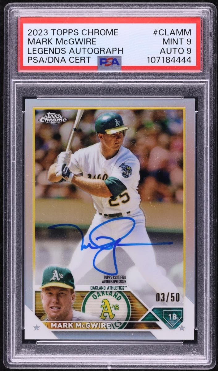 Mark McGwire 2023 topps Topps Chrome