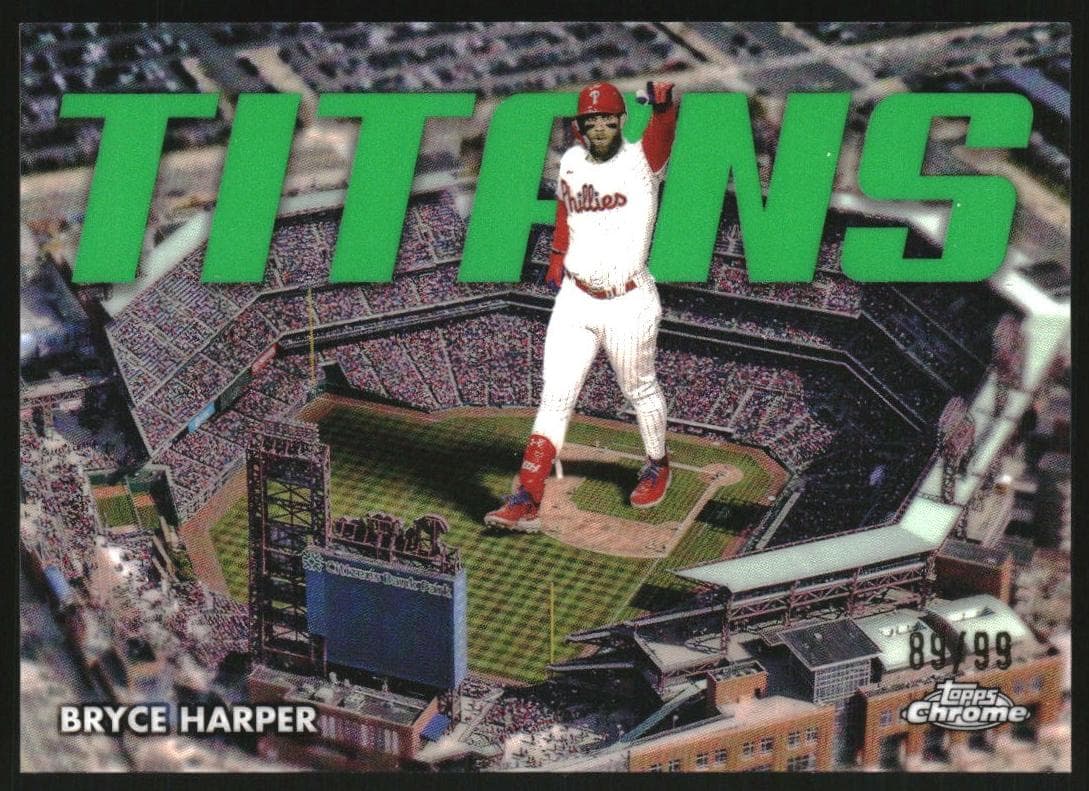 Bryce Harper 2023 topps Topps Chrome