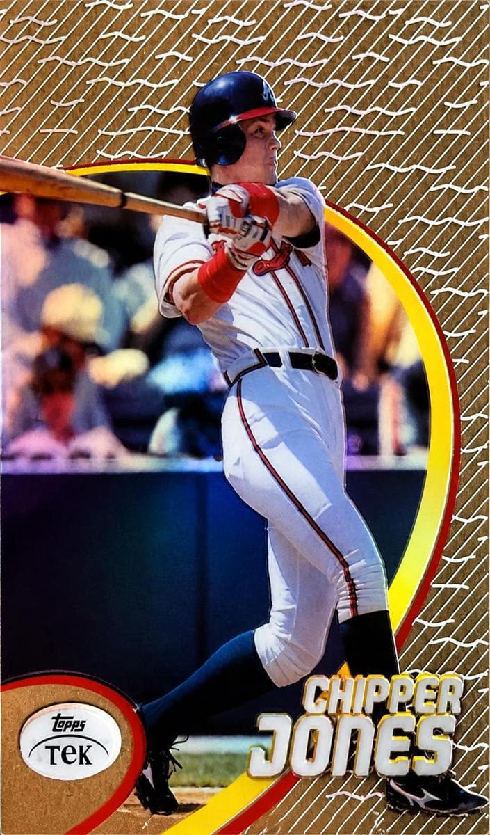 Chipper Jones 1998 topps Topps Tek
