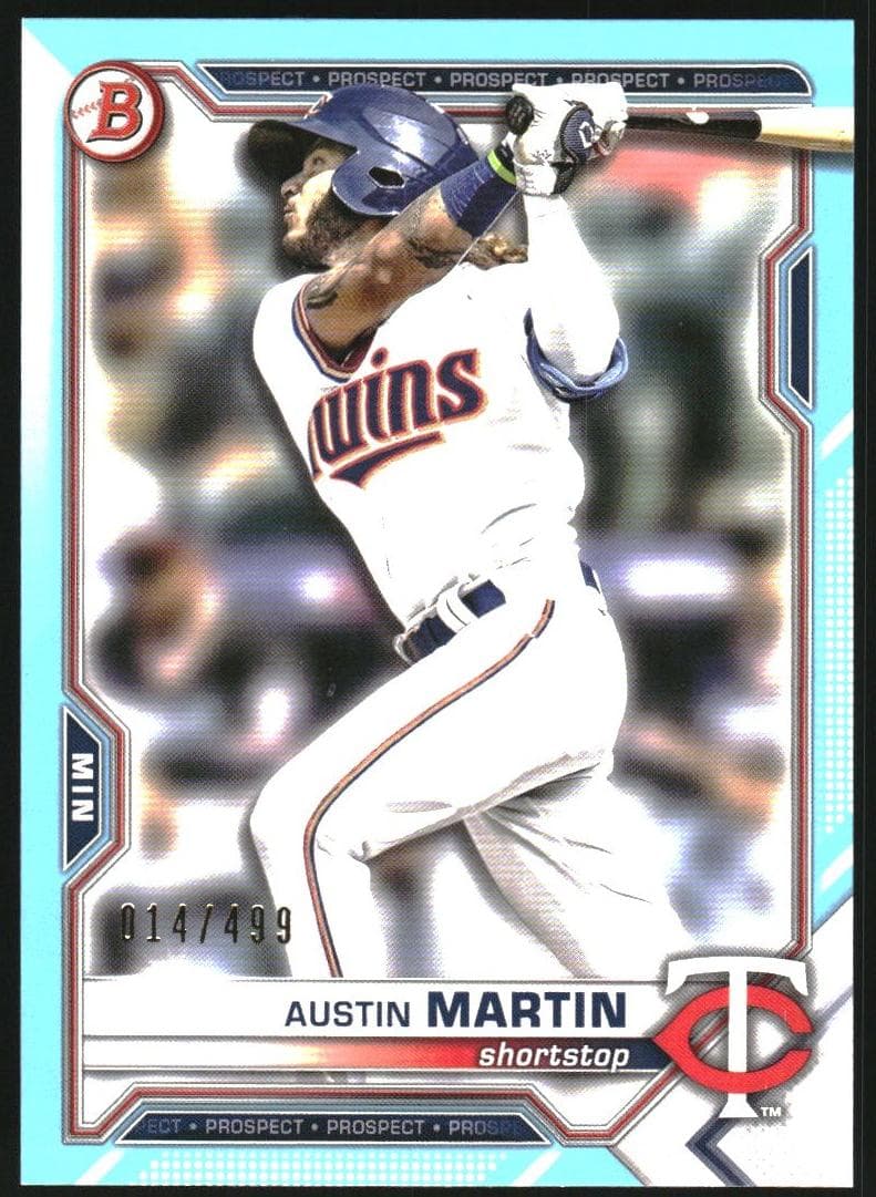 Austin Martin 2021 bowman Bowman Draft