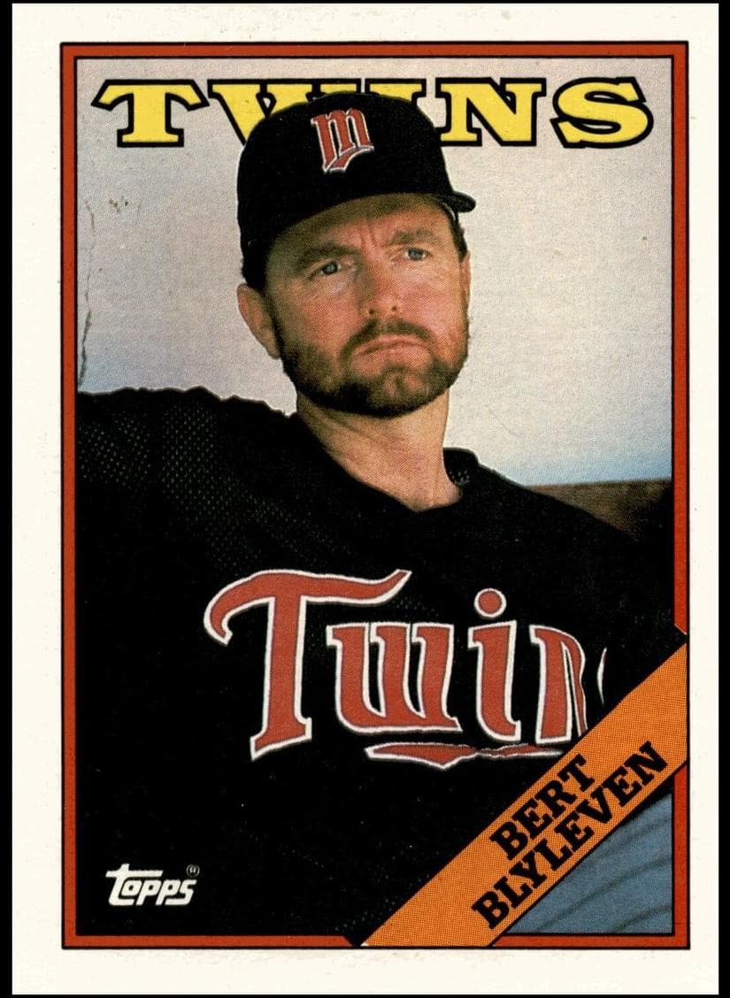 Bert Blyleven 1988 topps Topps