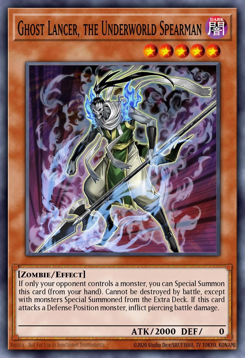 Ghost Lancer, the Underworld Spearman 2023 Yu-Gi-Oh! Battles of Legend: Monstrous Revenge