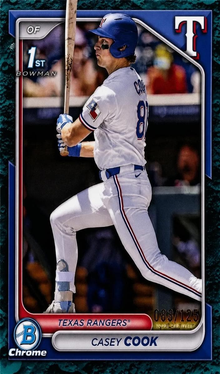 Casey Cook trading card