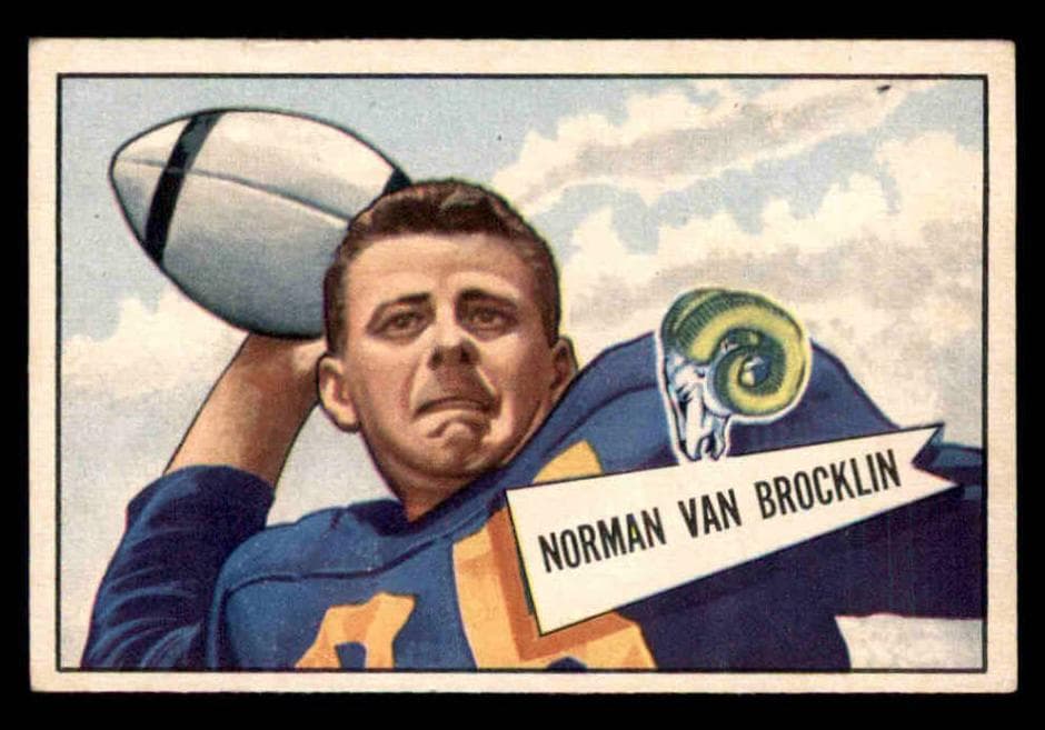 Norman Van Brocklin 1952 bowman