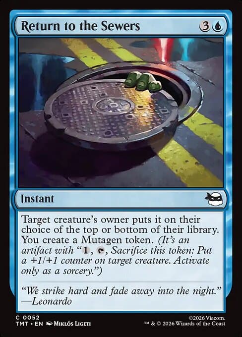 Return to the Sewers 2026 Magic: The Gathering Teenage Mutant Ninja Turtles