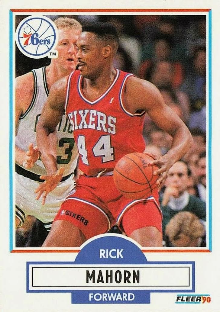 Rick Mahorn 1990 fleer Fleer
