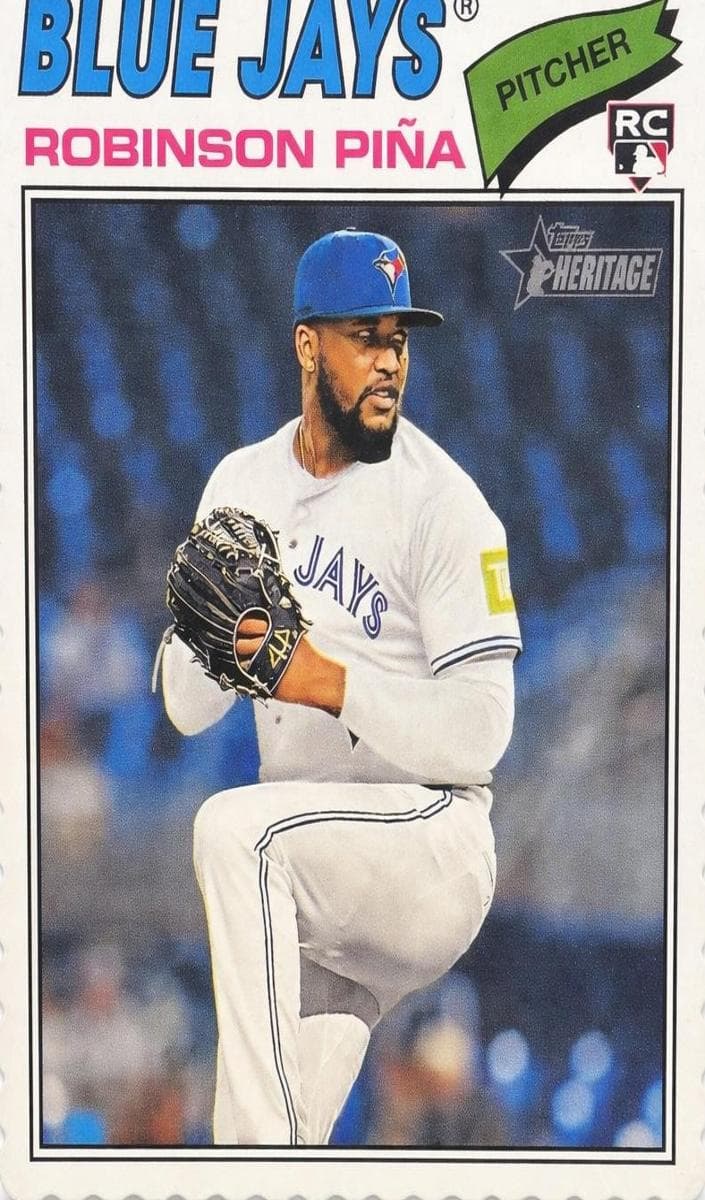 Robinson Piña trading card