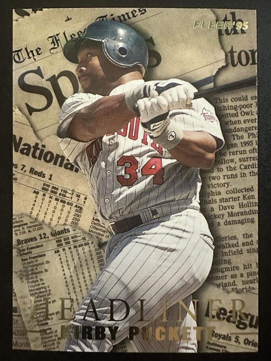 Kirby Puckett 1995 unknown