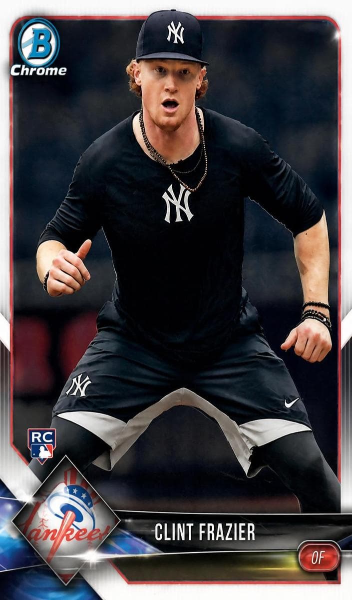 Clint Frazier trading card