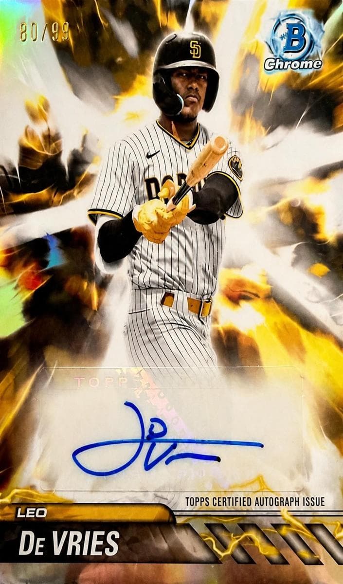 Leo De Vries 2024 bowman Bowman Draft