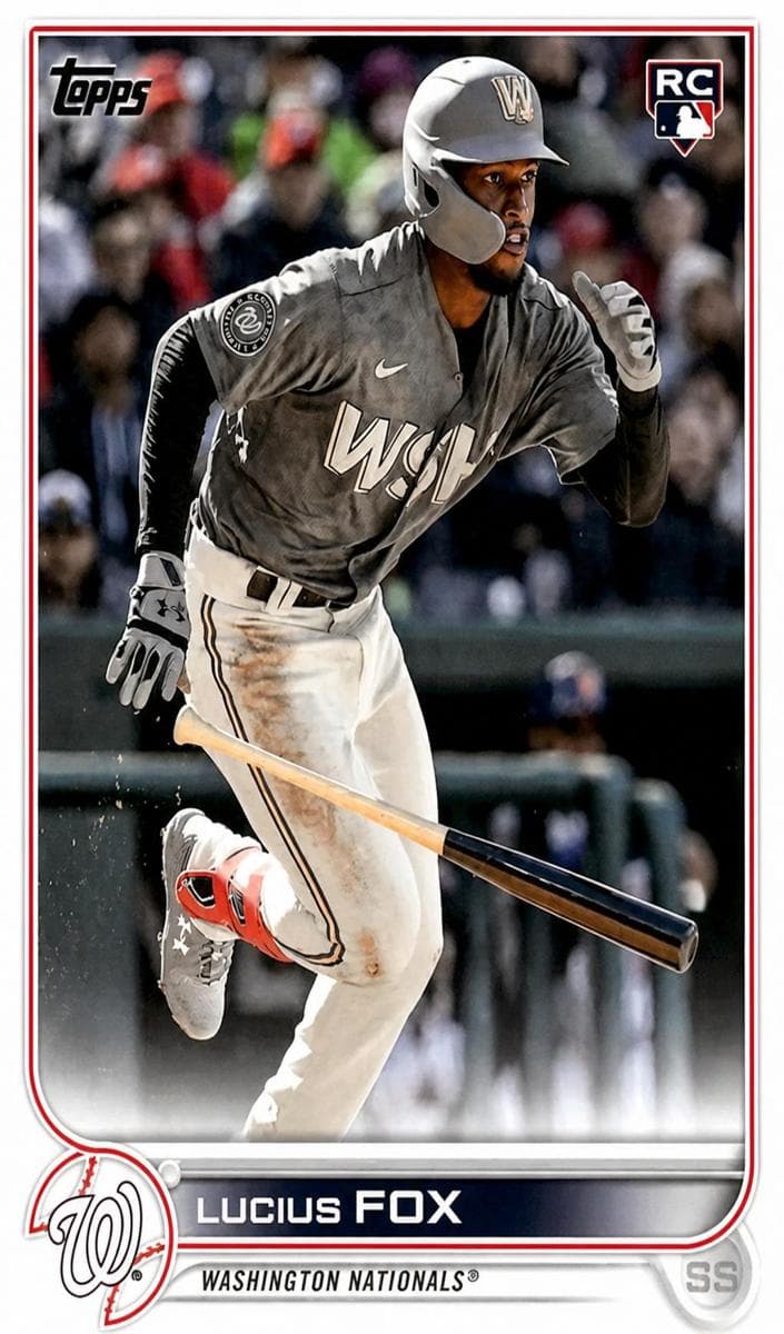 Lucius Fox 2022 topps Topps Update