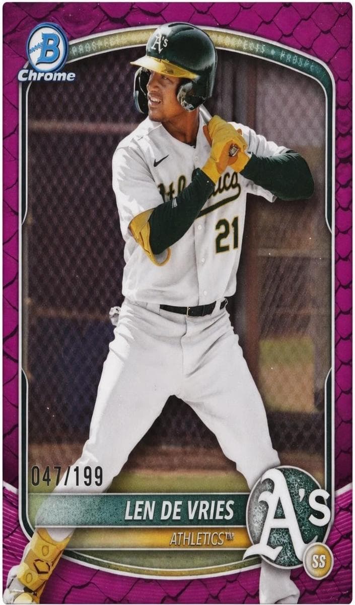 Leo De Vries 2025 bowman Bowman Draft
