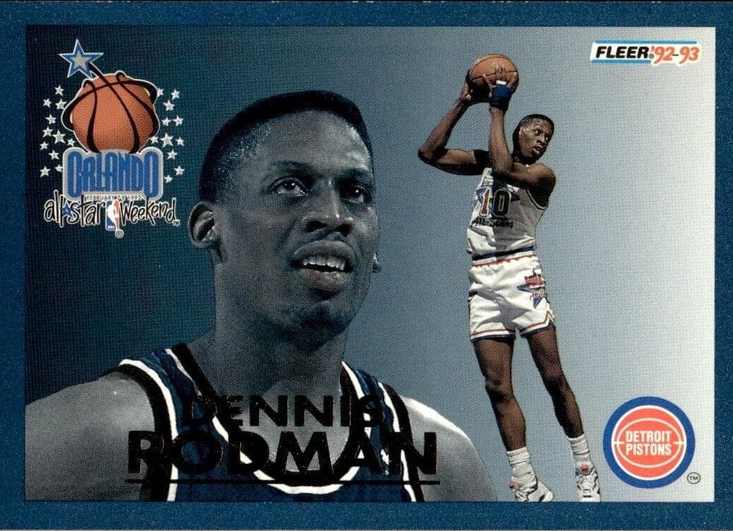 Dennis Rodman 1992 fleer Fleer