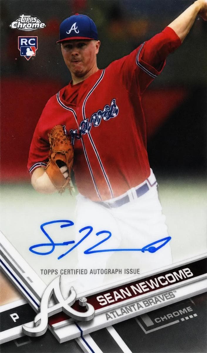 Sean Newcomb 2017 topps