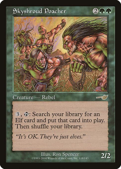 Skyshroud Poacher 2000 Magic: The Gathering