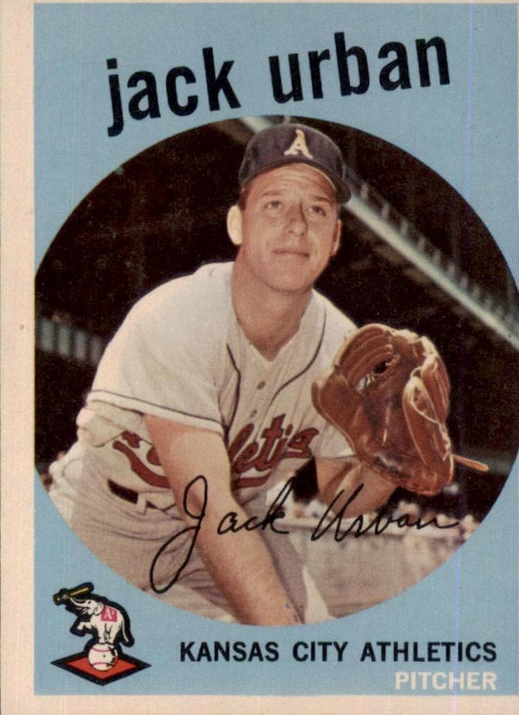 Jack Urban 1959 topps Topps
