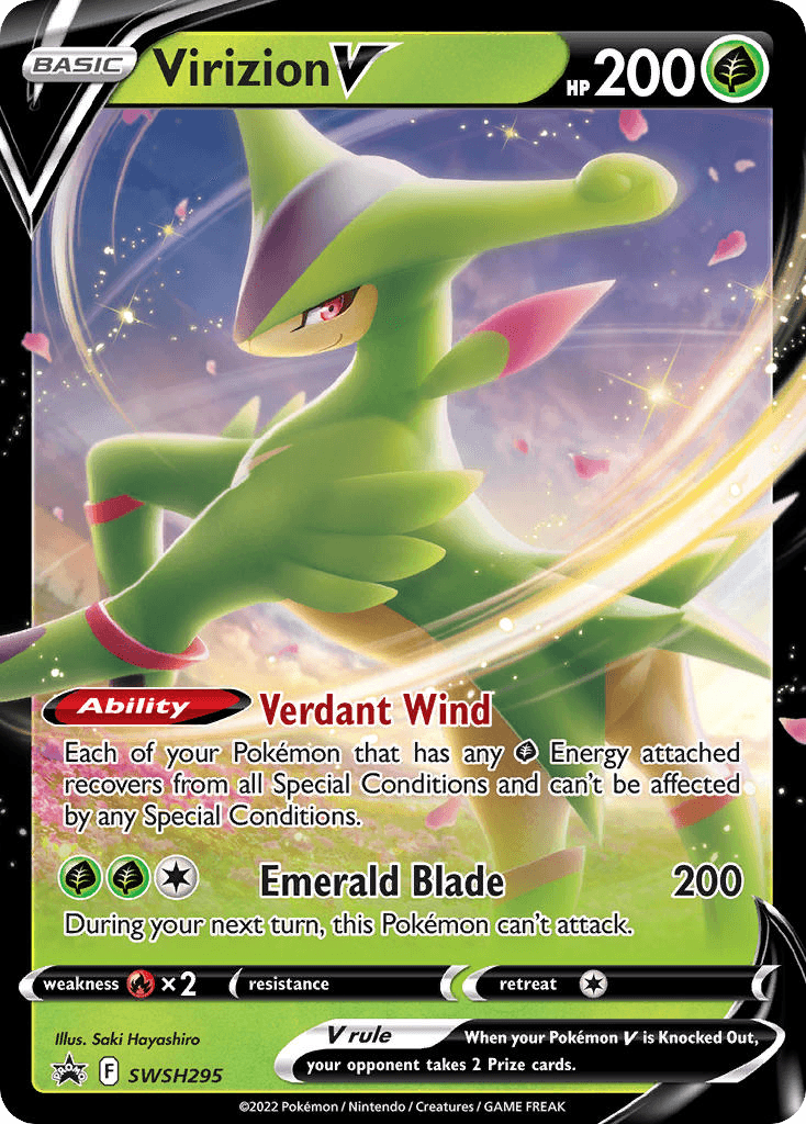 Virizion V 2022 Pokemon Japanese Battle Region