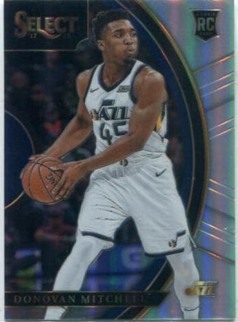 Donovan Mitchell 2017 panini Select Concourse Basketball Silver