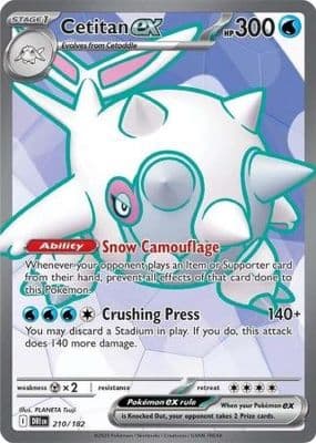 Cetitan EX trading card