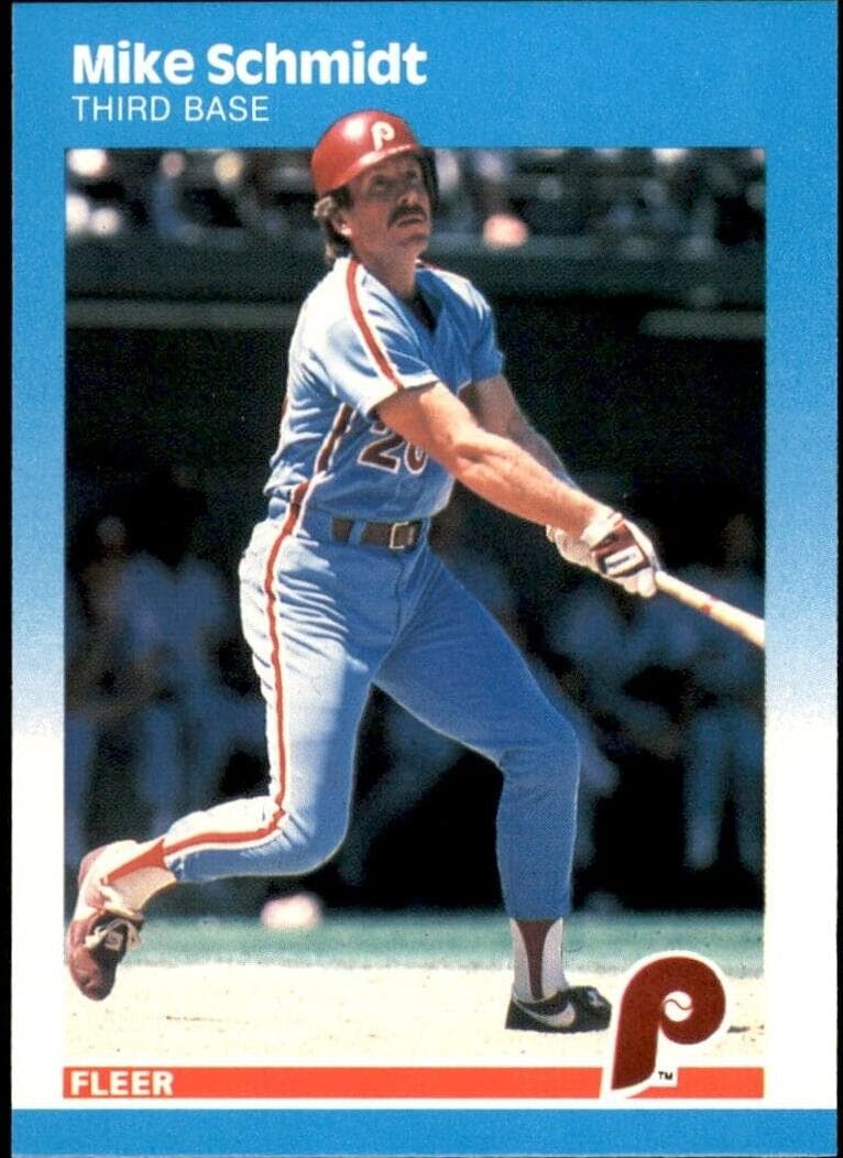 Mike Schmidt 1987 fleer