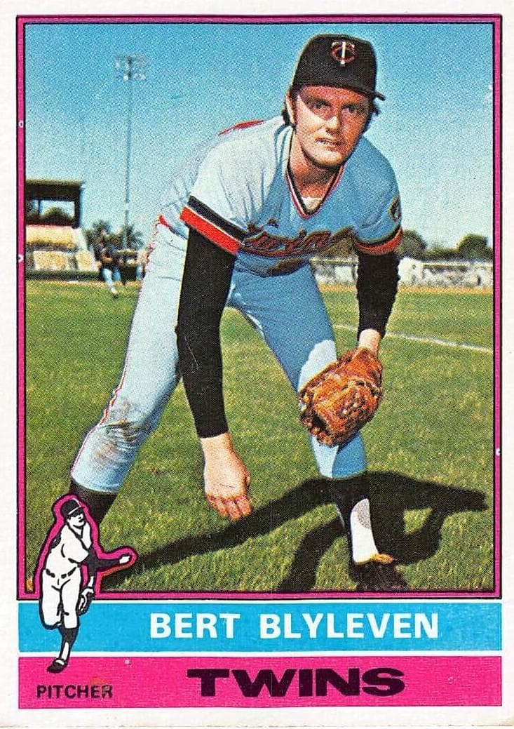 Bert Blyleven 1976 topps Topps