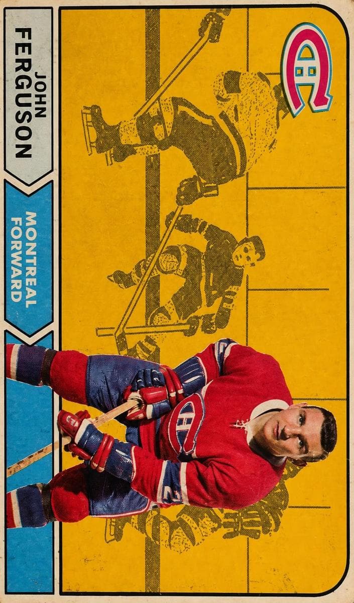 John Ferguson 1968 topps O-Pee-Chee