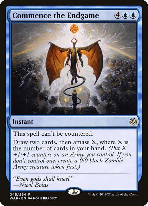 Commence the Endgame 2025 Magic: The Gathering Aetherdrift Commander