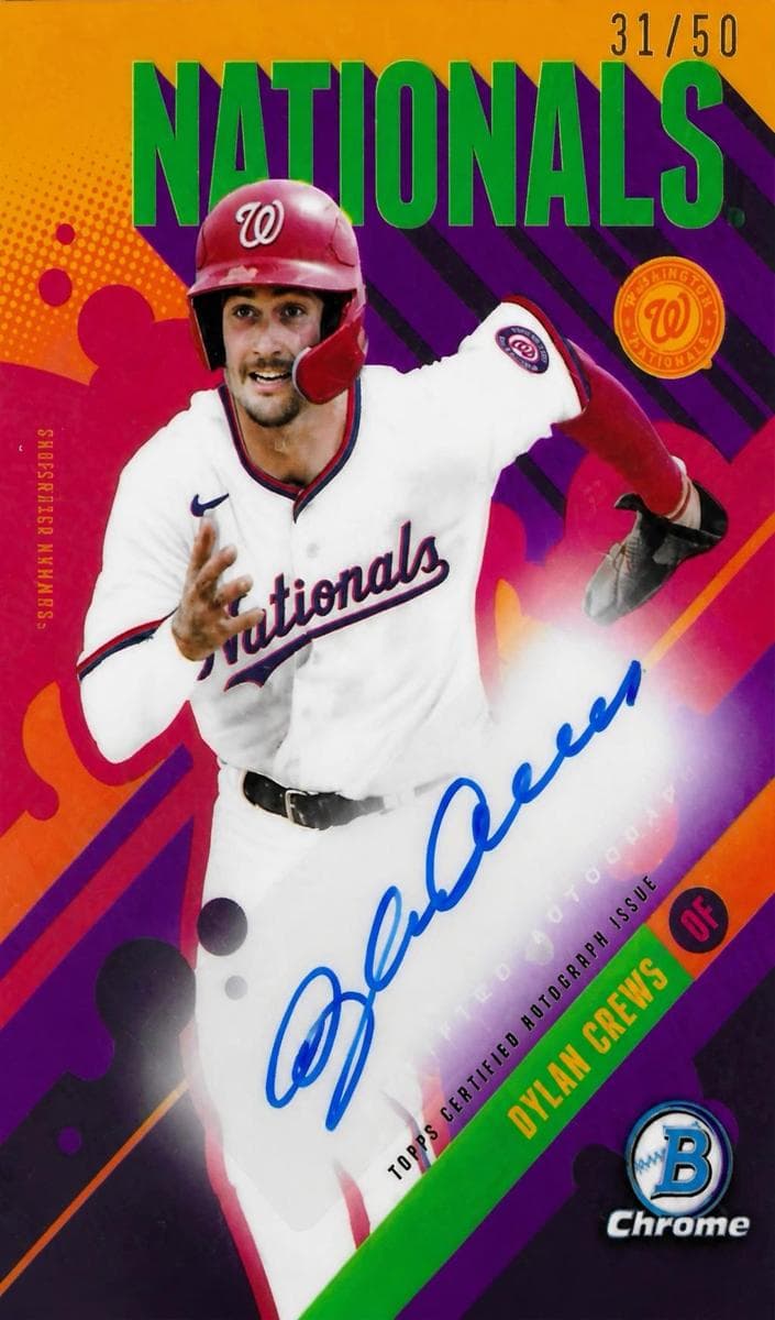Dylan Crews 2024 bowman Bowman Chrome
