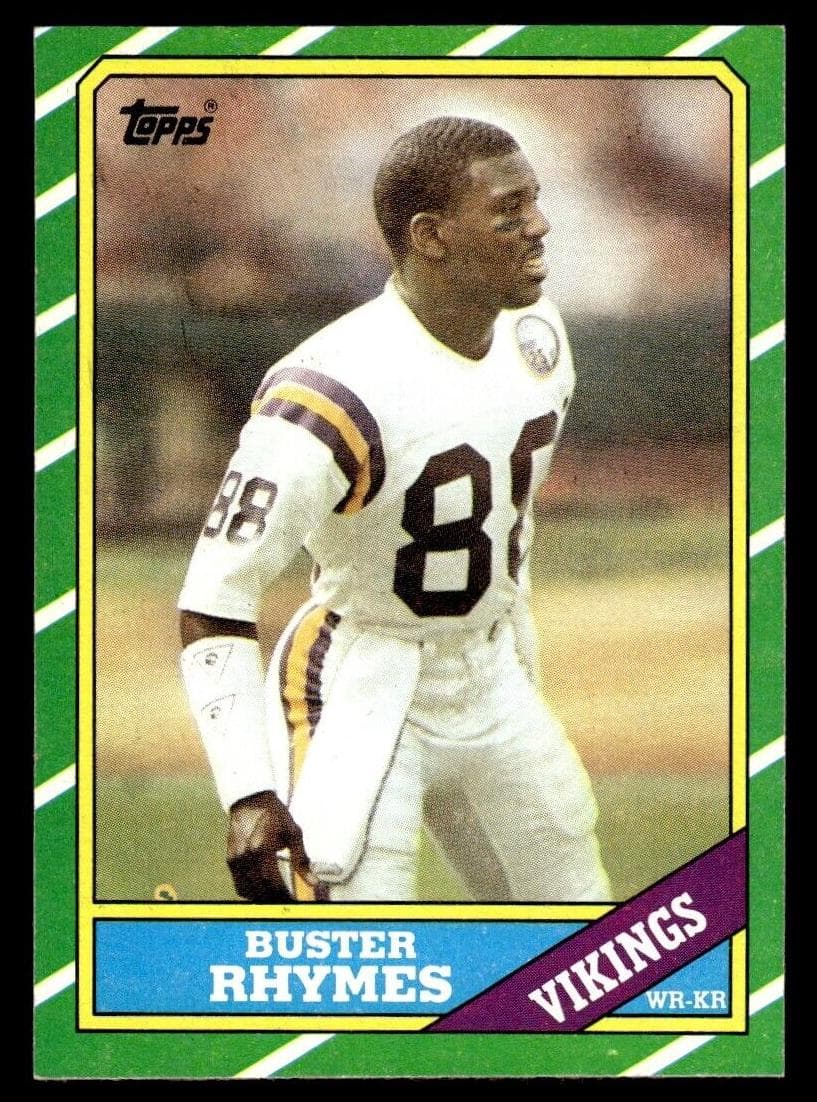 Buster Rhymes 1986 topps Topps
