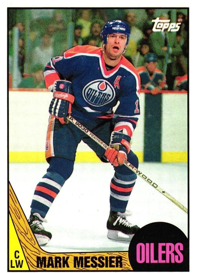 Mark Messier 1987 topps