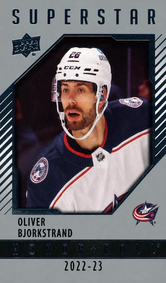 Oliver Bjorkstrand trading card