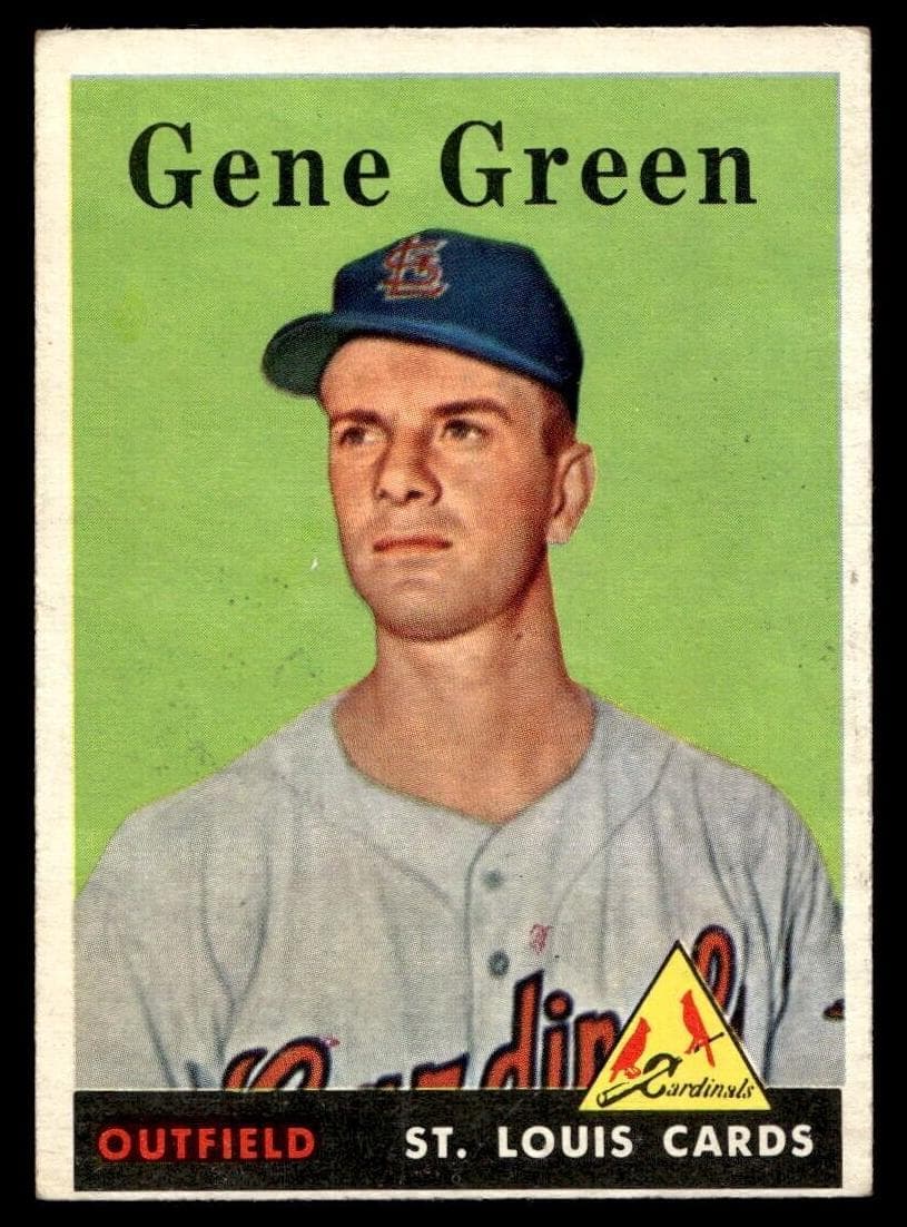 Gene Green 1958 topps Topps