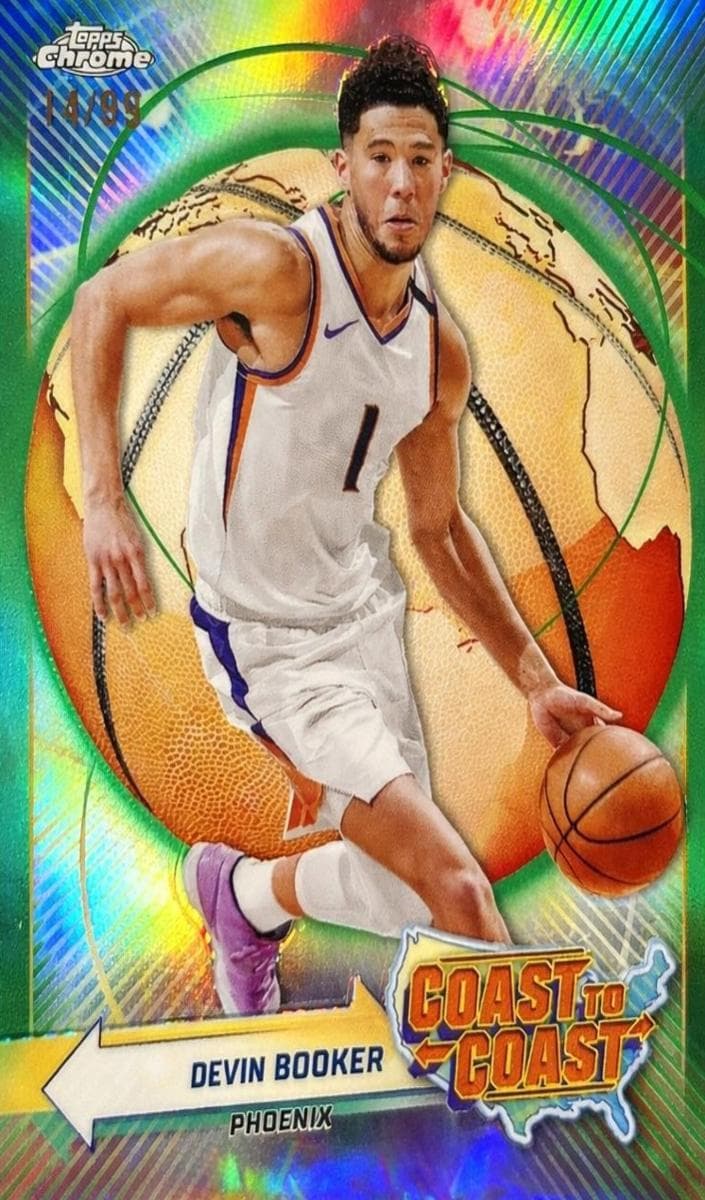 Devin Booker 2023 topps Topps Chrome