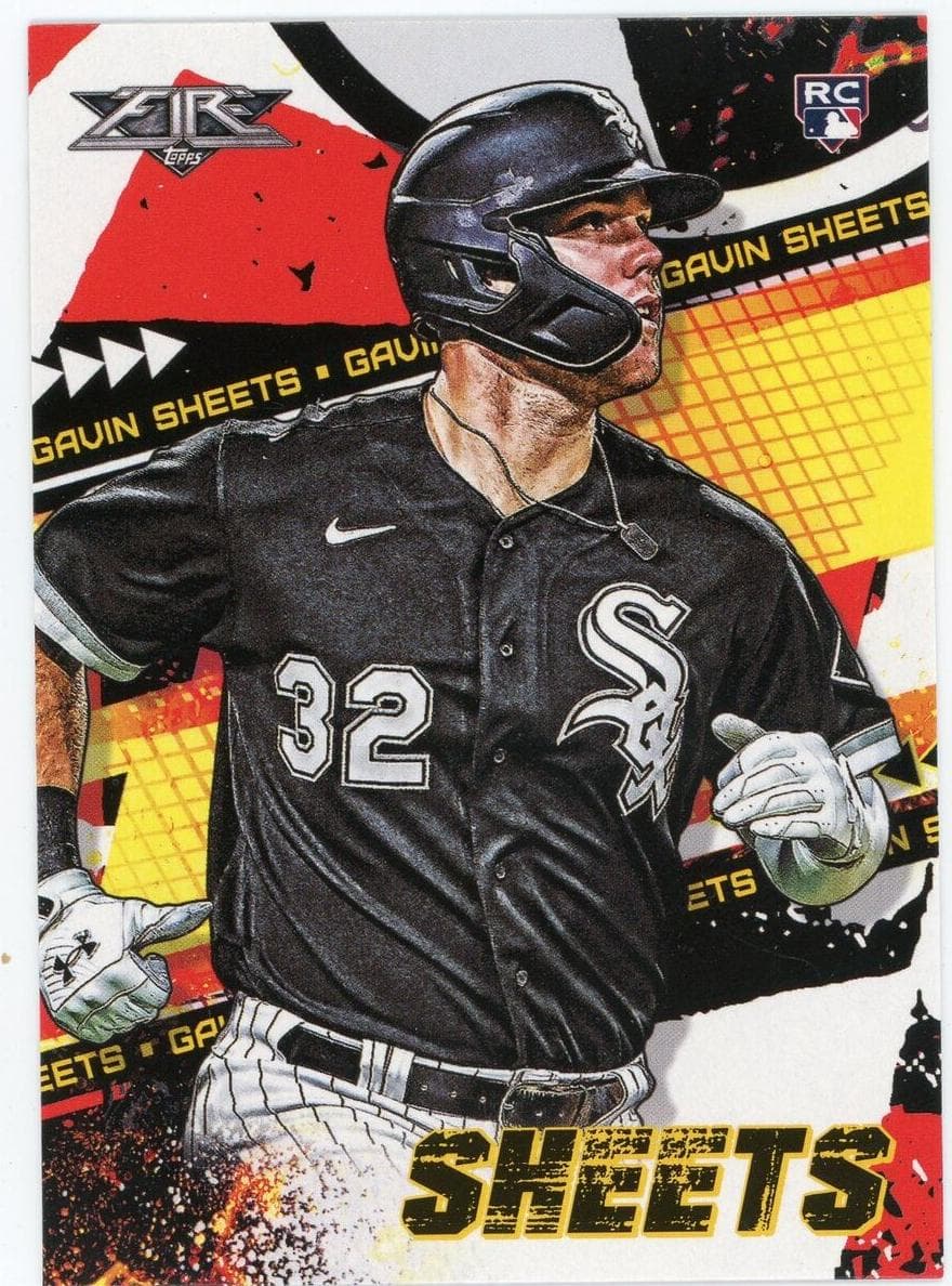 Gavin Sheets 2022 topps Topps Fire