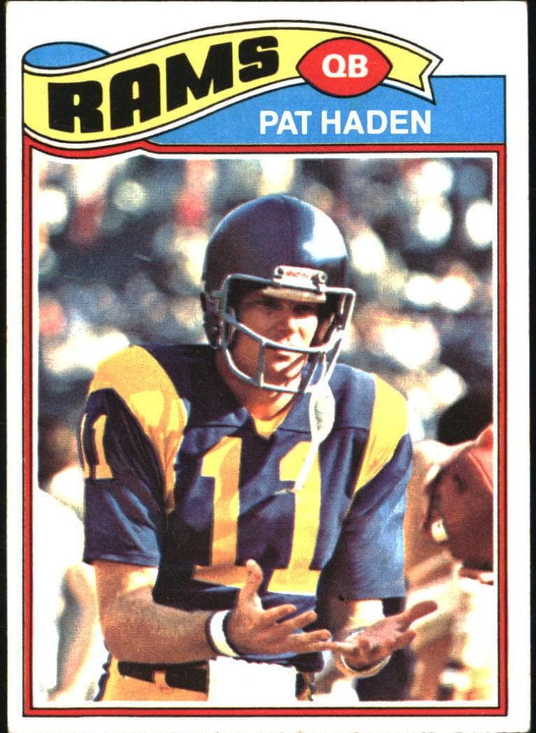 Pat Haden 1977 topps Topps