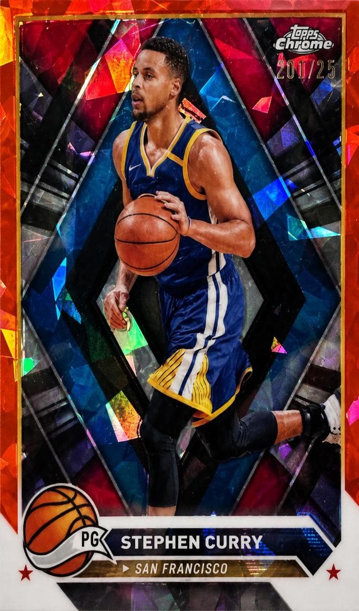 Stephen Curry 2023 topps Topps Chrome