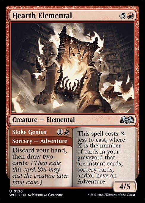 Hearth Elemental // Stoke Genius #136