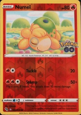 Numel trading card