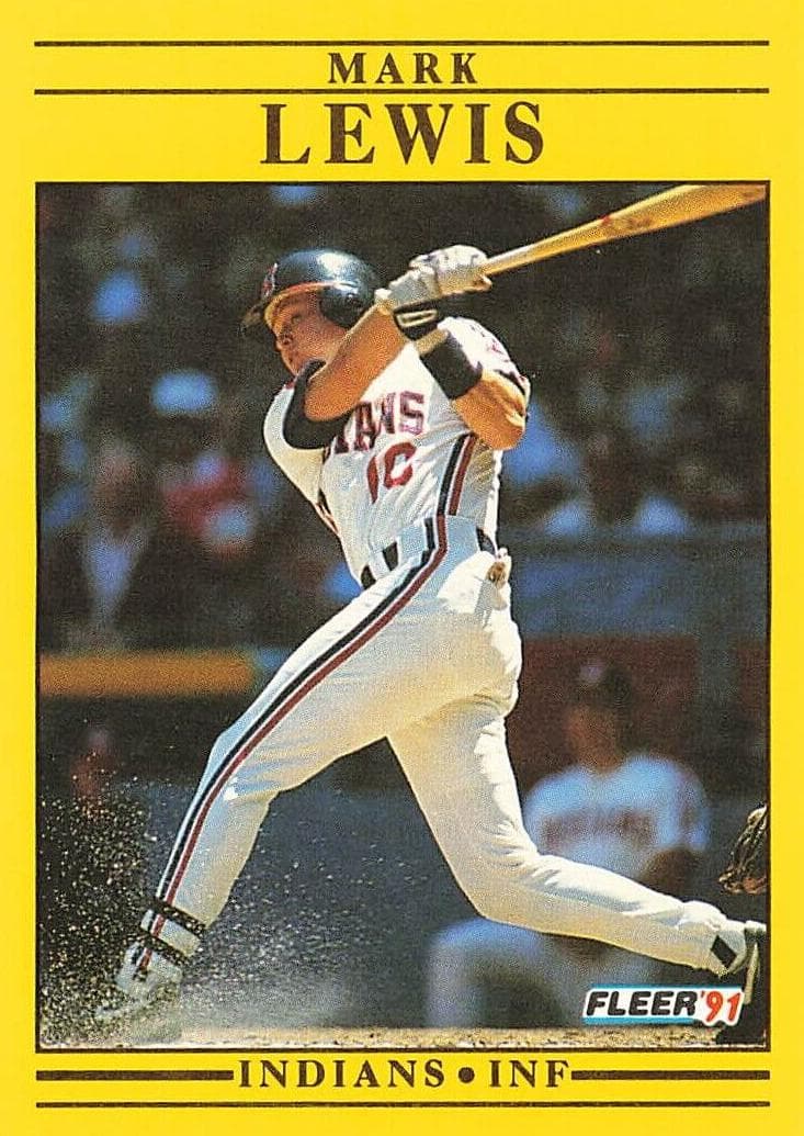 Mark Lewis 1991 fleer