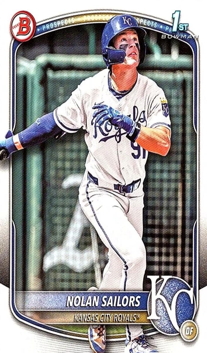 Nolan Sailors 2025 bowman Bowman Draft