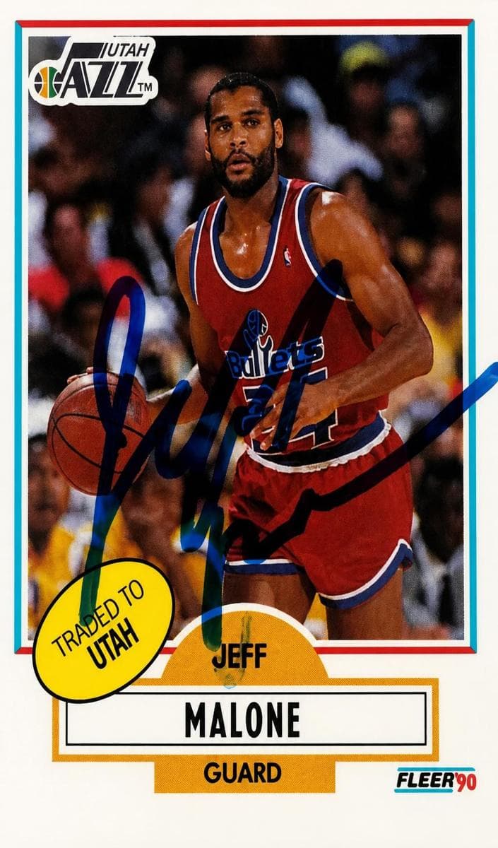 Jeff Malone 1990 fleer Fleer
