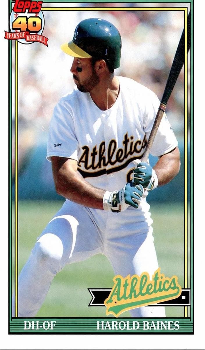 Harold Baines 1991 topps Topps