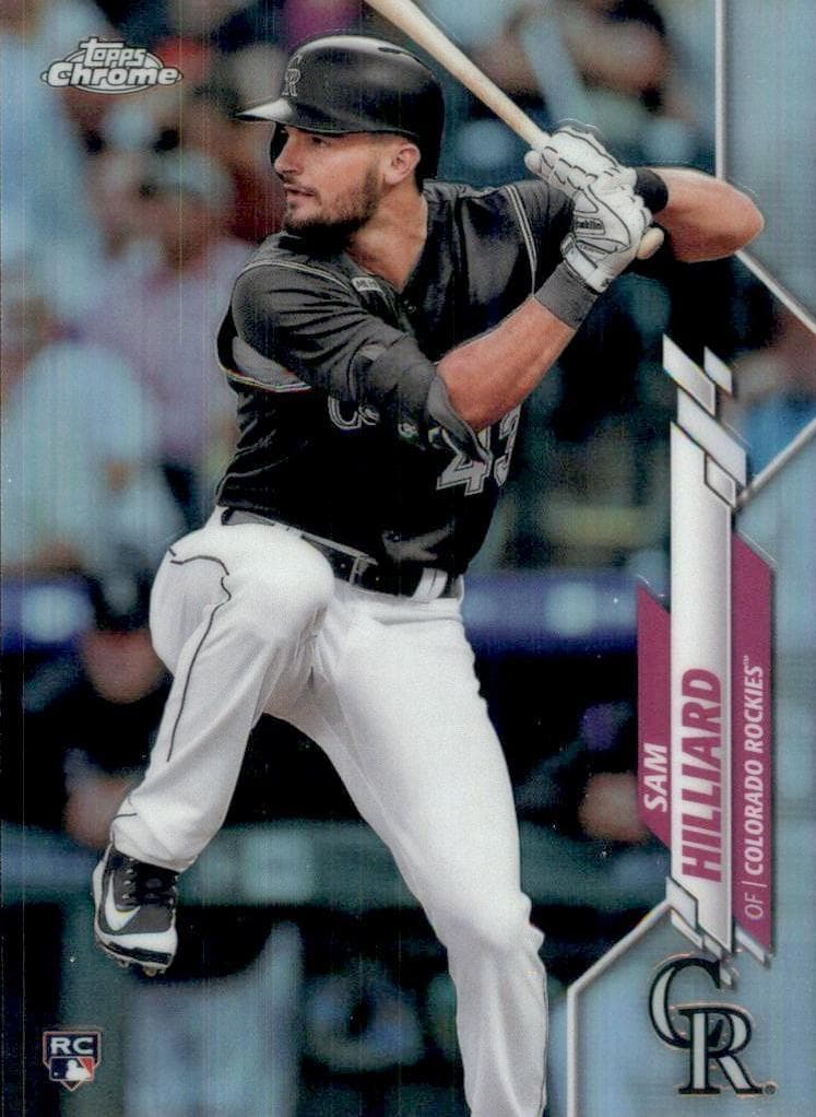 Sam Hilliard 2020 topps Topps Chrome