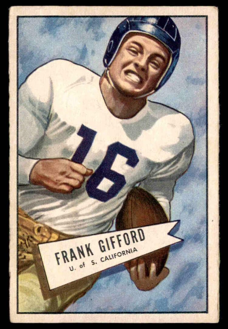Frank Gifford 1952 bowman