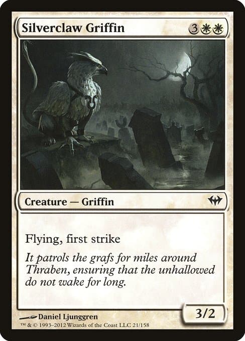 Silverclaw Griffin 2012 Magic: The Gathering Dark Ascension