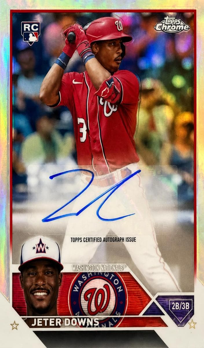 Jeter Downs 2023 topps Topps Chrome Update