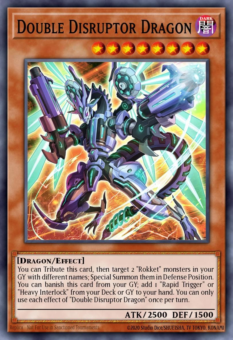 Double Disruptor Dragon 2021 Yu-Gi-Oh! Japanese Burst of Destiny