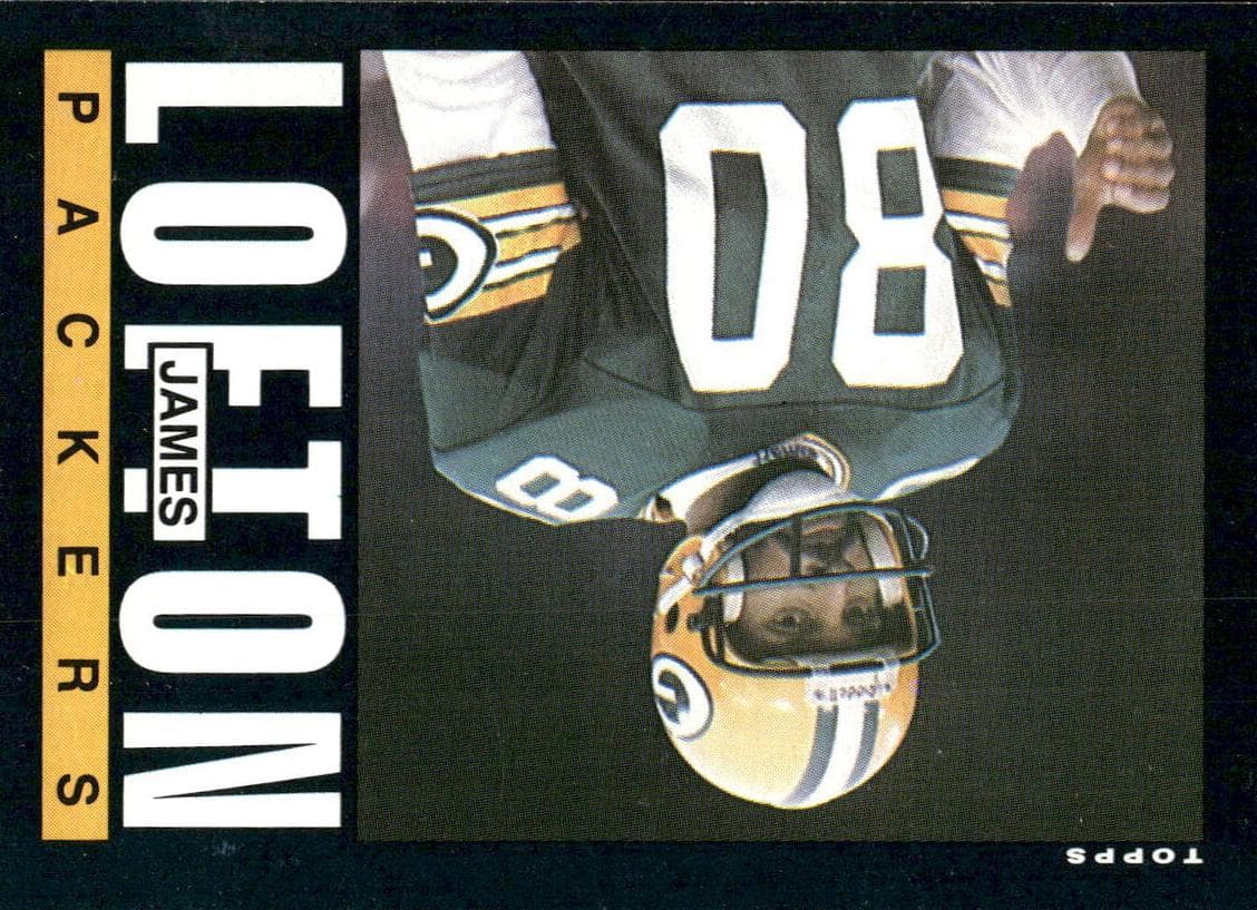James Lofton 1985 topps Topps