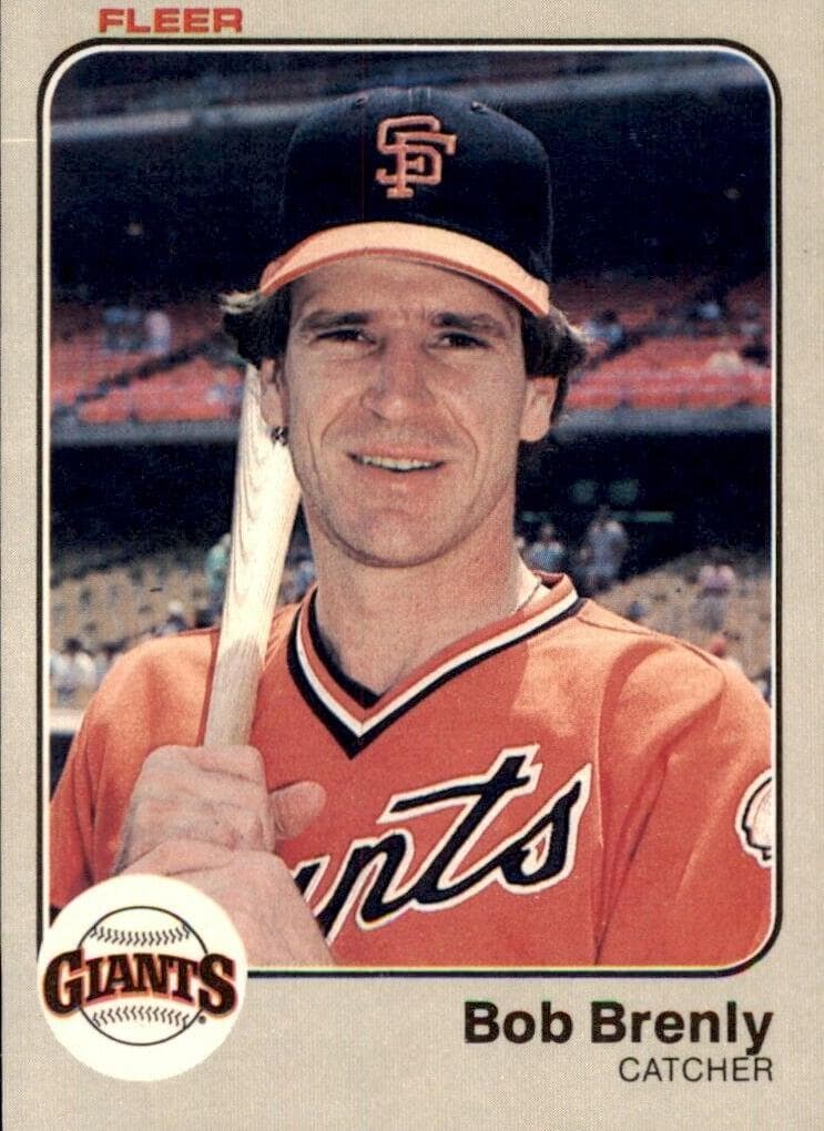 Bob Brenly 1983 fleer Fleer