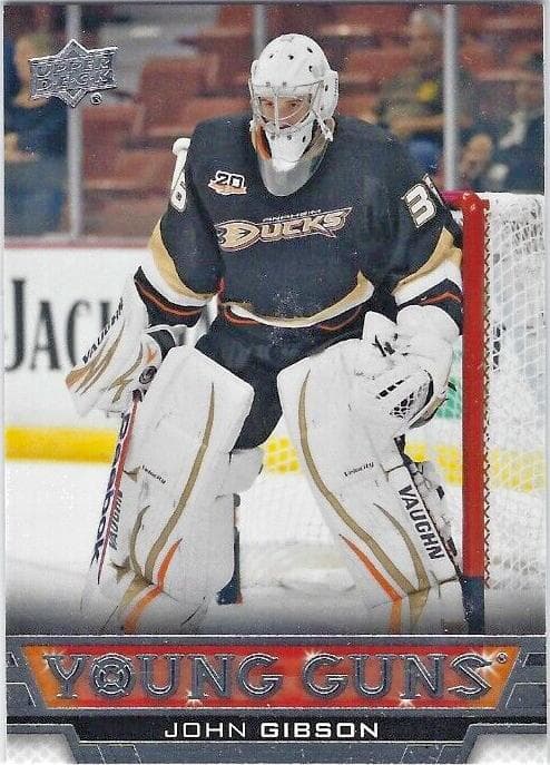 John Gibson trading card